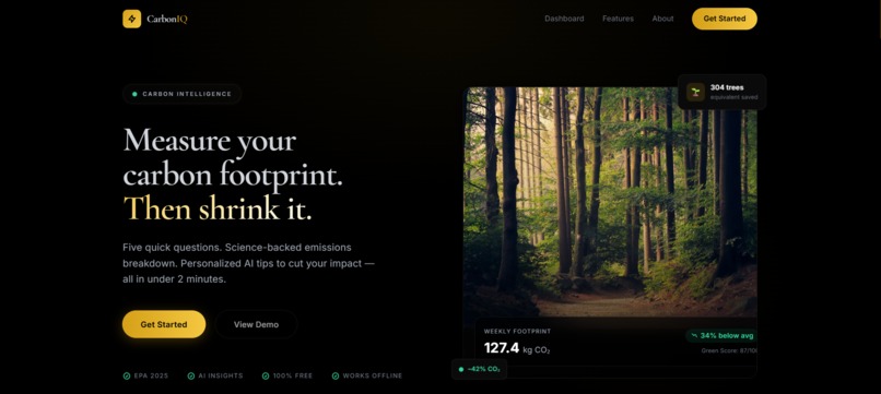 CarbonIQ – screenshot 1