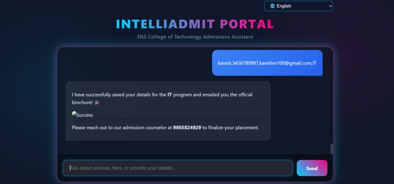 IntelliAdmit - AI-Powered Admission Automation – screenshot 4