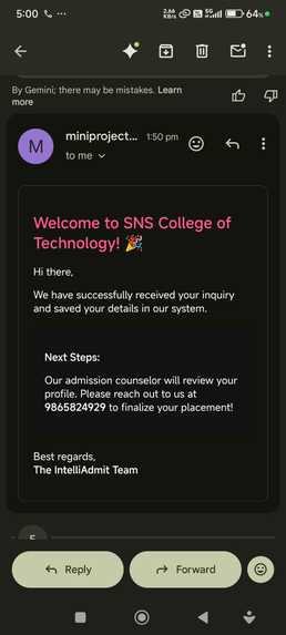 IntelliAdmit - AI-Powered Admission Automation – screenshot 5