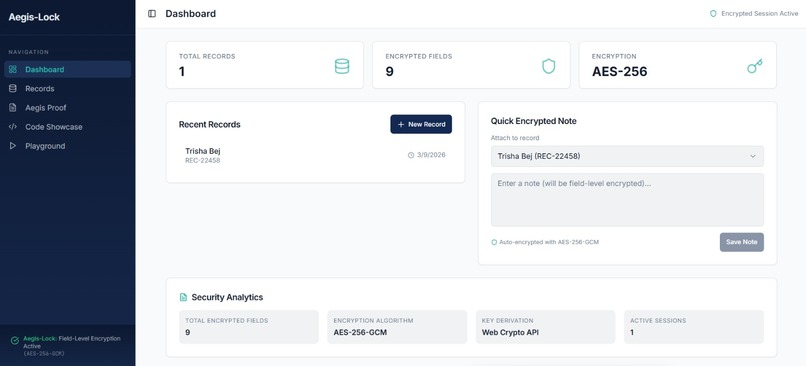 Aegis-Lock: Zero-Trust Encryption – screenshot 1