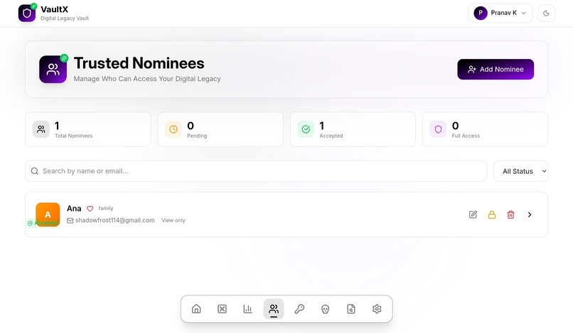 VaultX – screenshot 4