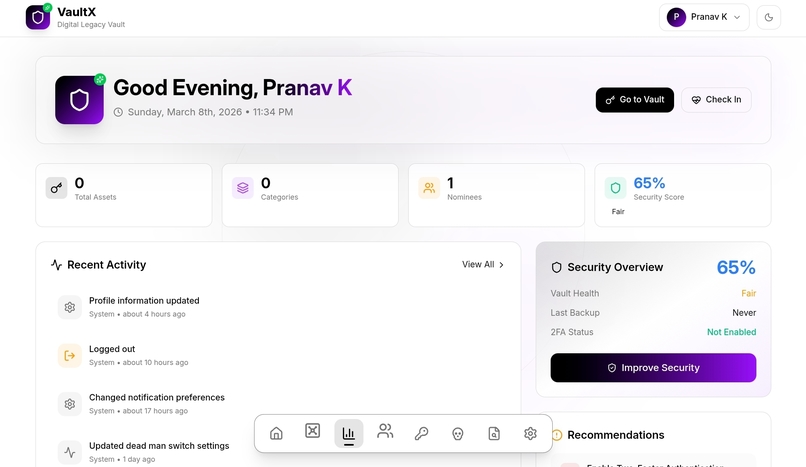 VaultX – screenshot 3