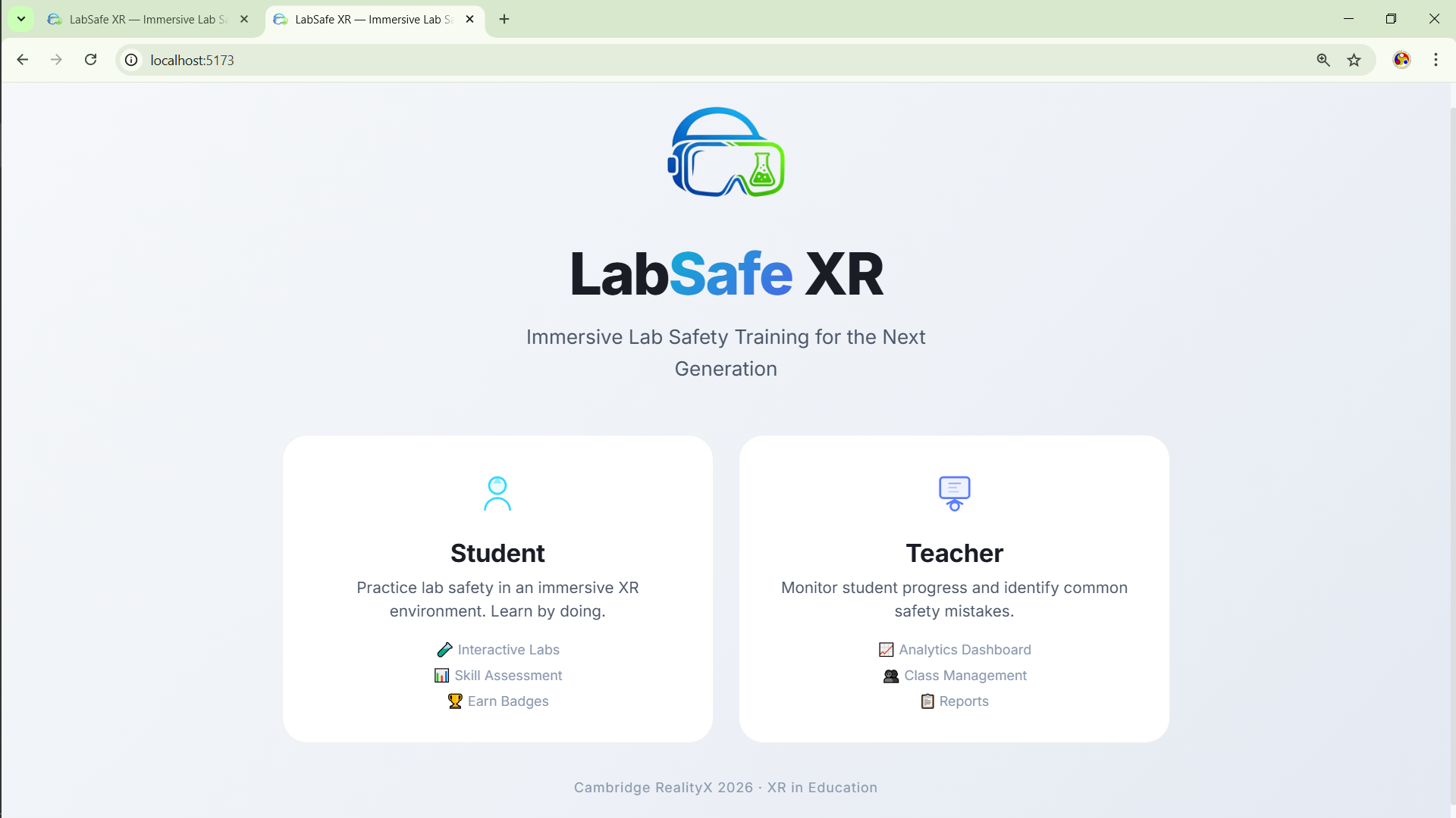 LabSafe XR | Devpost