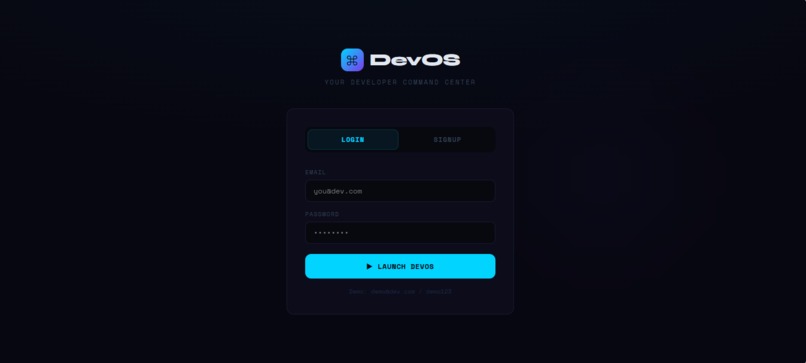 DevOs – screenshot 1