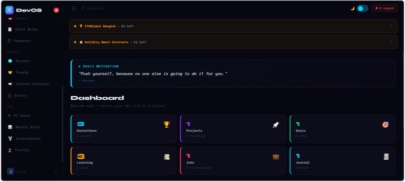 DevOs – screenshot 3