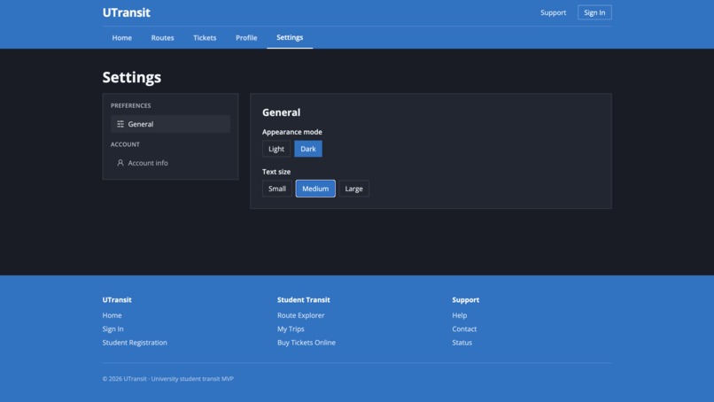 UTransit – screenshot 2
