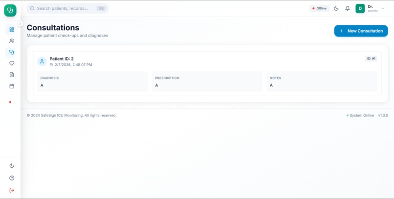SafeSign – AI Gesture Based Patient Assistance System – screenshot 10