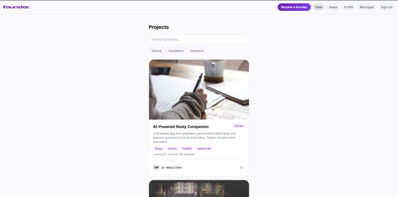 founder. – screenshot 2