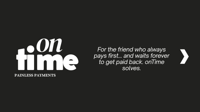 onTime  – screenshot 1