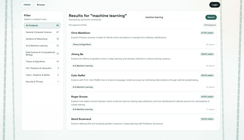 Panda – screenshot 2