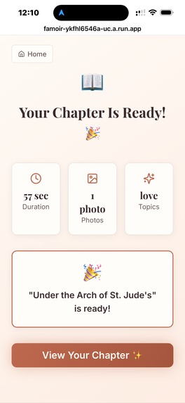 Famoir — Turn Conversations Into Family Treasures – screenshot 3