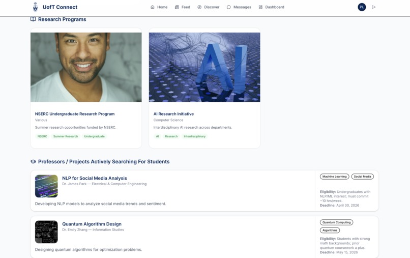 UofT Connect – screenshot 3