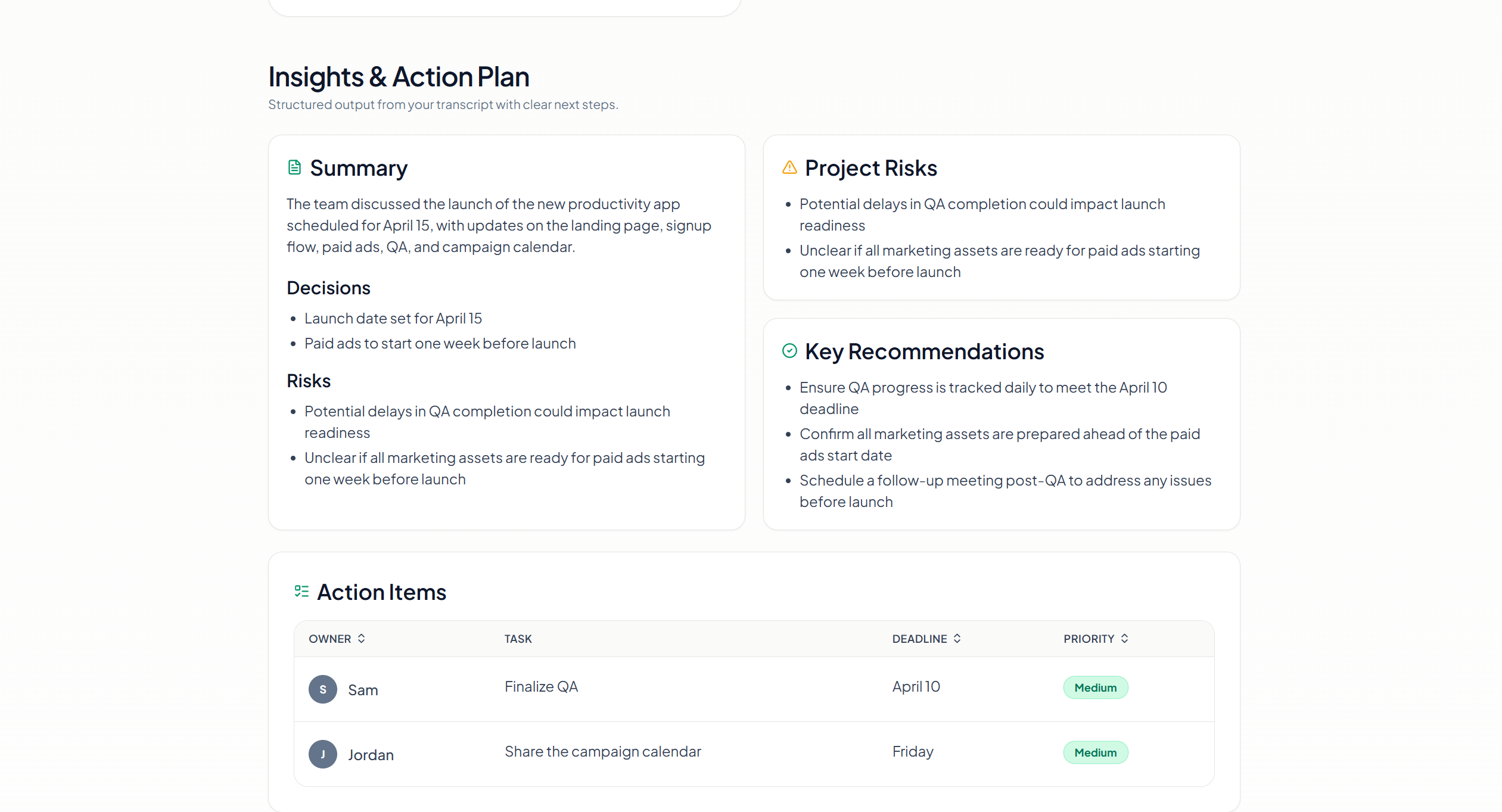 Meeting Follow-Up AI | Devpost