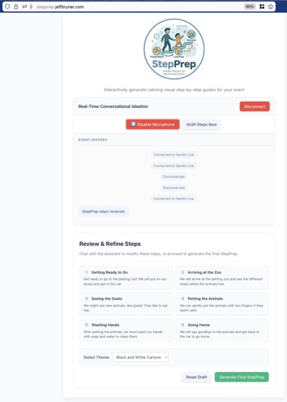 StepPrep – screenshot 2