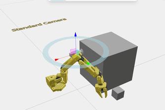 Hardcoded control for robotic arm