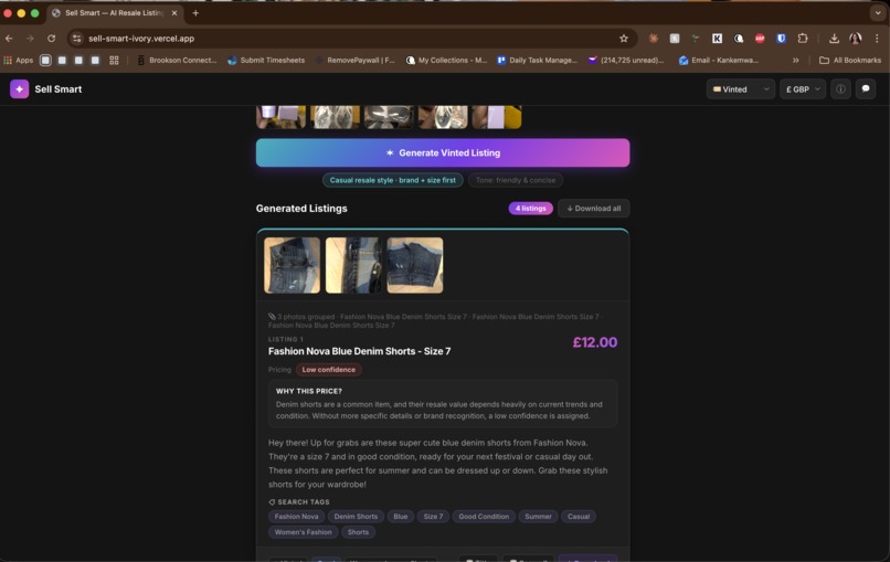 Sell Smart – screenshot 4