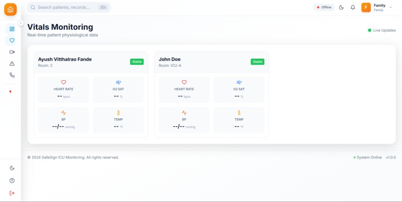 SafeSign – AI Gesture Based Patient Assistance System – screenshot 20