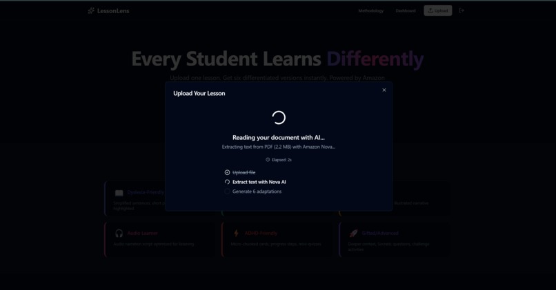 LessonLens – screenshot 2