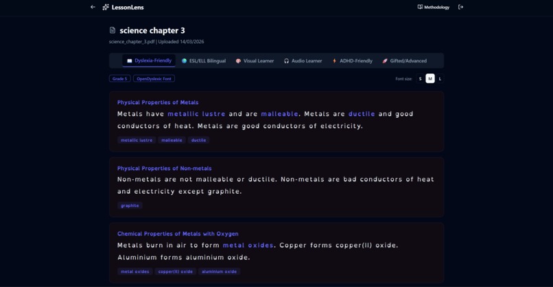 LessonLens – screenshot 3