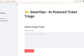 SmartOps- AI Powered Ticket Triage System