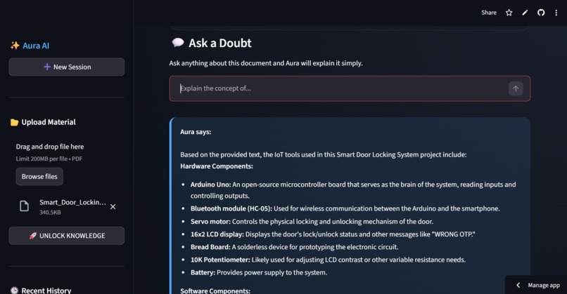Aura Study AI: Turn Study Material Into Understanding – screenshot 4