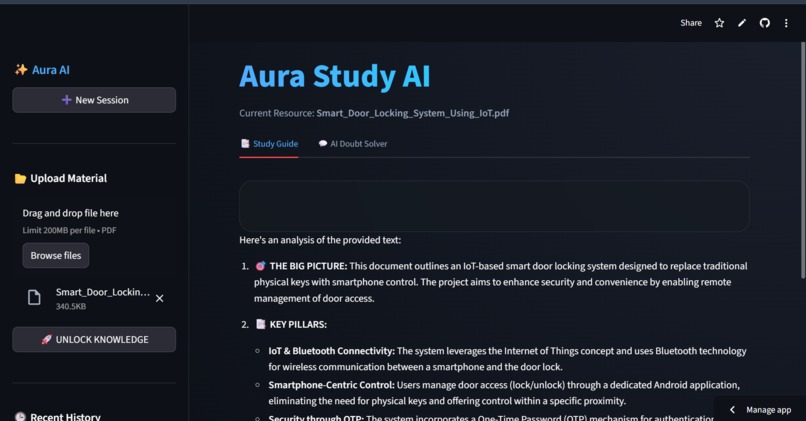 Aura Study AI: Turn Study Material Into Understanding – screenshot 5