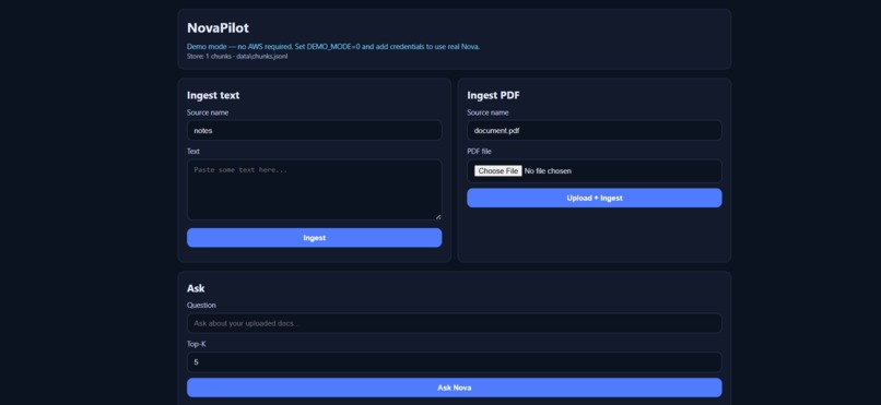 NovaPilot – screenshot 2