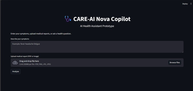 CARE-AI Nova Copilot – screenshot 1