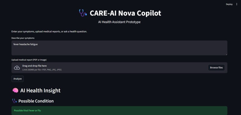 CARE-AI Nova Copilot – screenshot 2