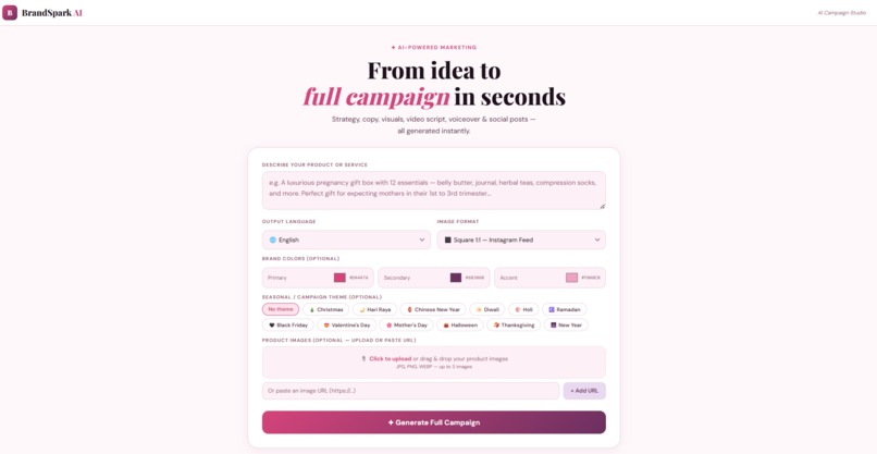 BrandSpark AI – screenshot 1