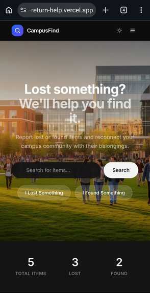 CampusFind – screenshot 1