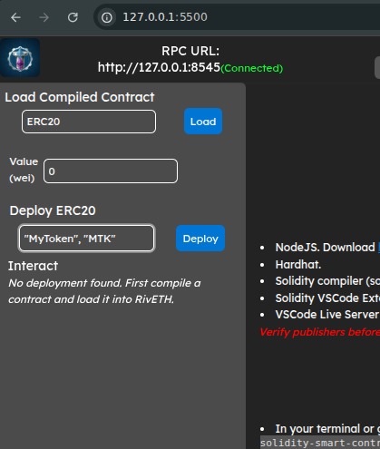 RivETH – screenshot 3