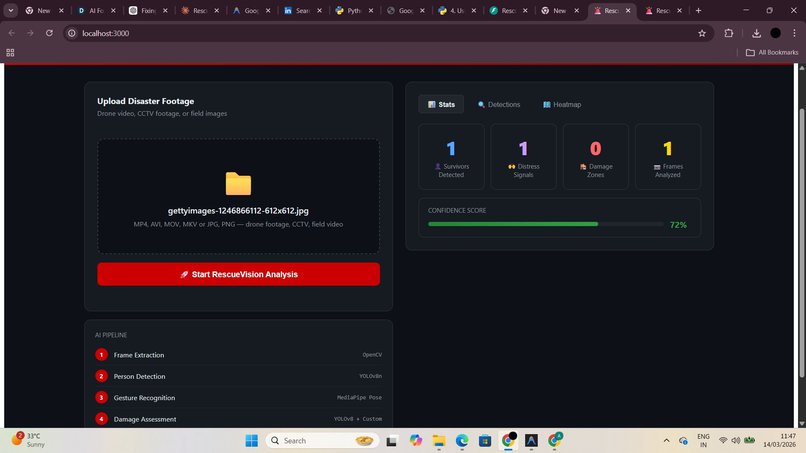 RescueVision AI — Intelligent Disaster Rescue System – screenshot 2