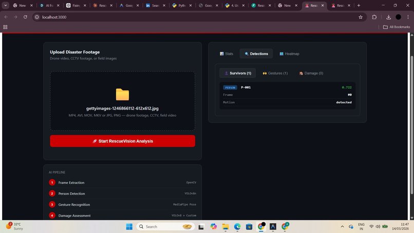 RescueVision AI — Intelligent Disaster Rescue System – screenshot 3