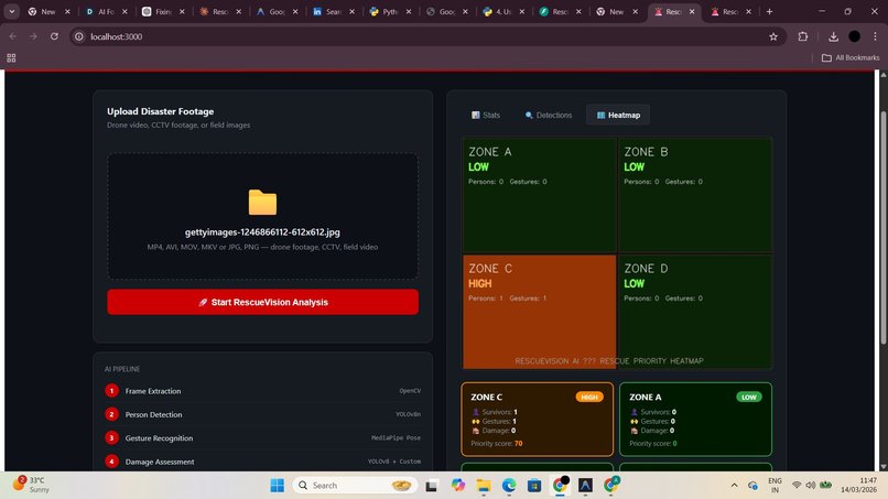 RescueVision AI — Intelligent Disaster Rescue System – screenshot 4
