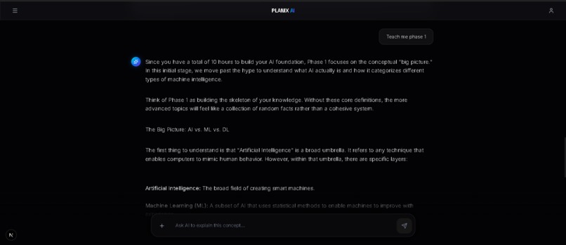 Planix AI — The Learning Operating System – screenshot 2