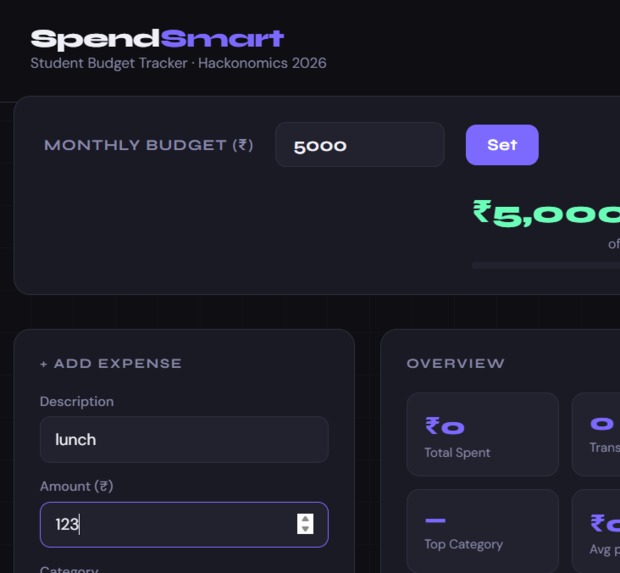 SpendSmart – screenshot 1