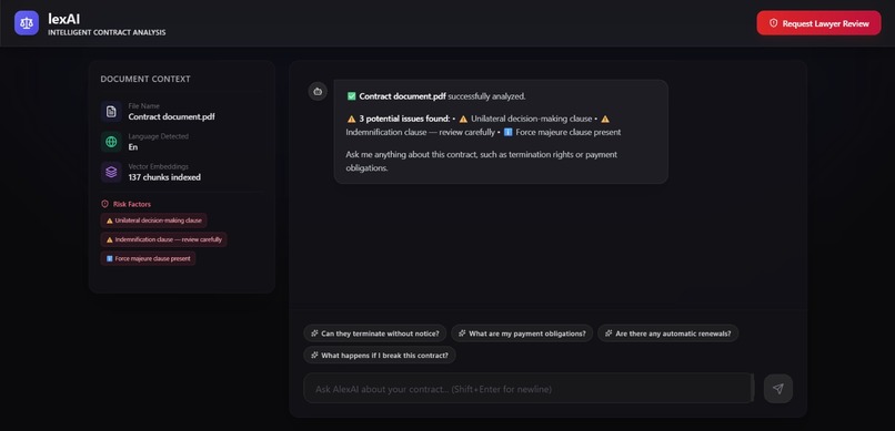 LexAI – screenshot 3