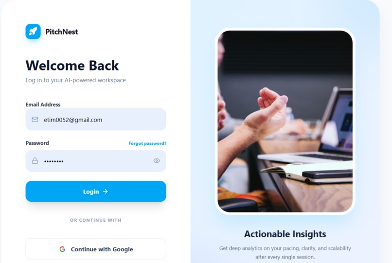 PitchNest – screenshot 3