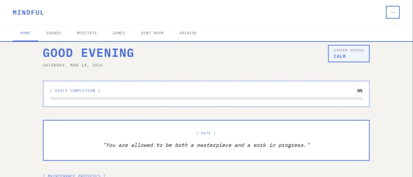 Mindful – screenshot 2