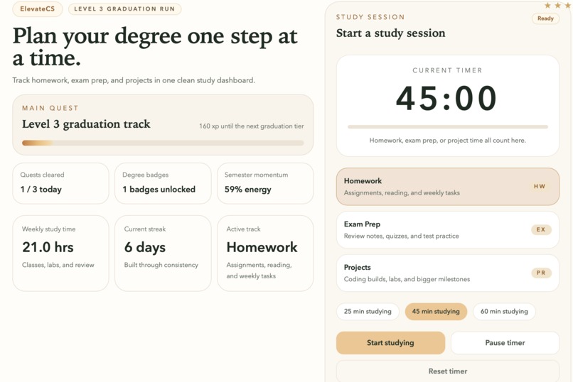 ElevateCS – screenshot 1