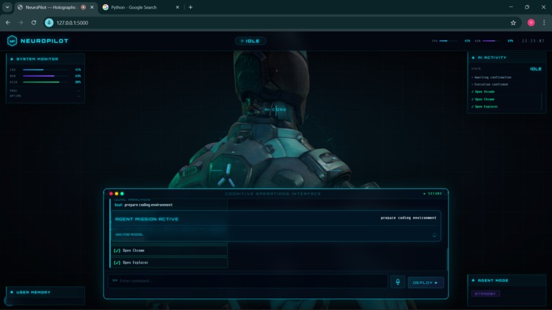 NeuroPilot – screenshot 1