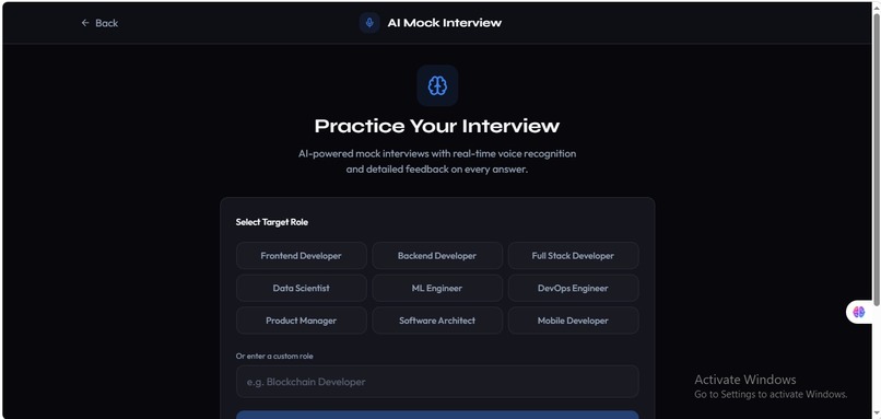 SkillScan — AI Career Gap Analyzer for Students – screenshot 1