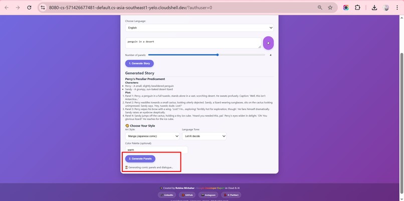 Multi‑Agent Comic Studio AI – screenshot 7