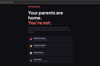CareCircle — AI Caregiver for Elderly Parents