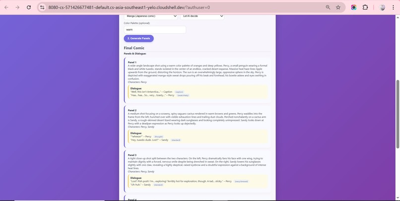 Multi‑Agent Comic Studio AI – screenshot 8