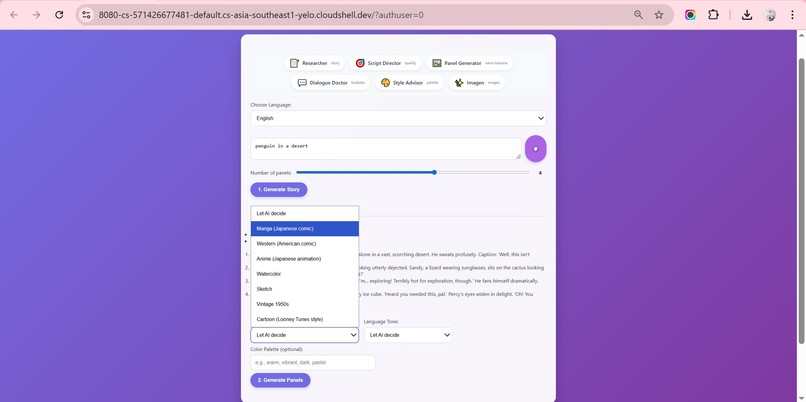 Multi‑Agent Comic Studio AI – screenshot 10