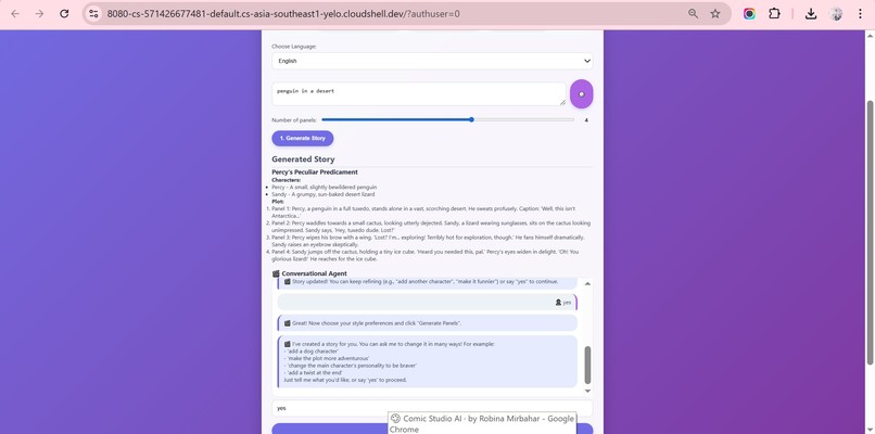 Multi‑Agent Comic Studio AI – screenshot 12