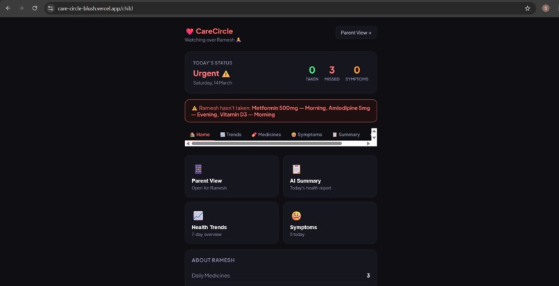 CareCircle — AI Caregiver for Elderly Parents – screenshot 3
